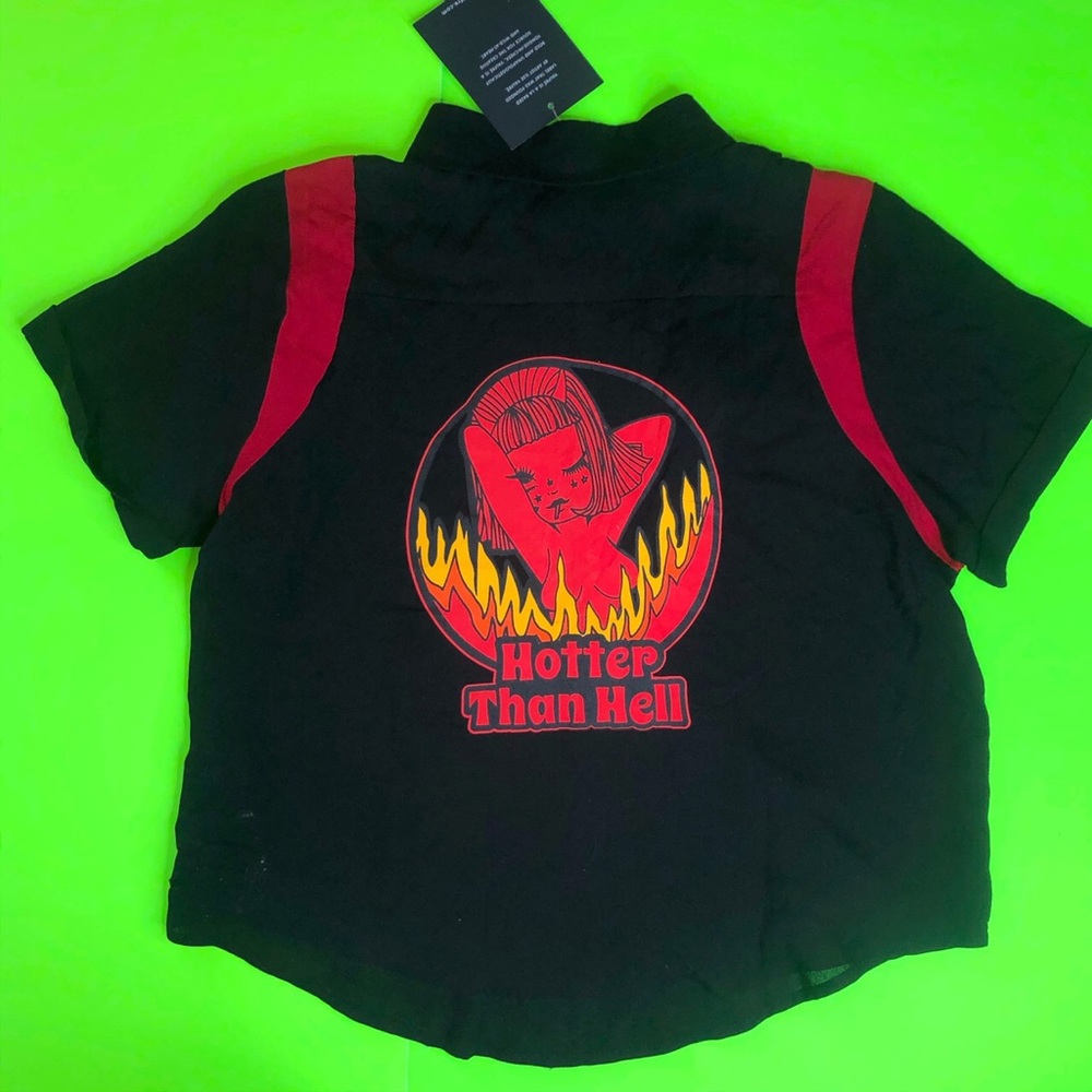Valfre Hotter than Hell Bowling Shirt